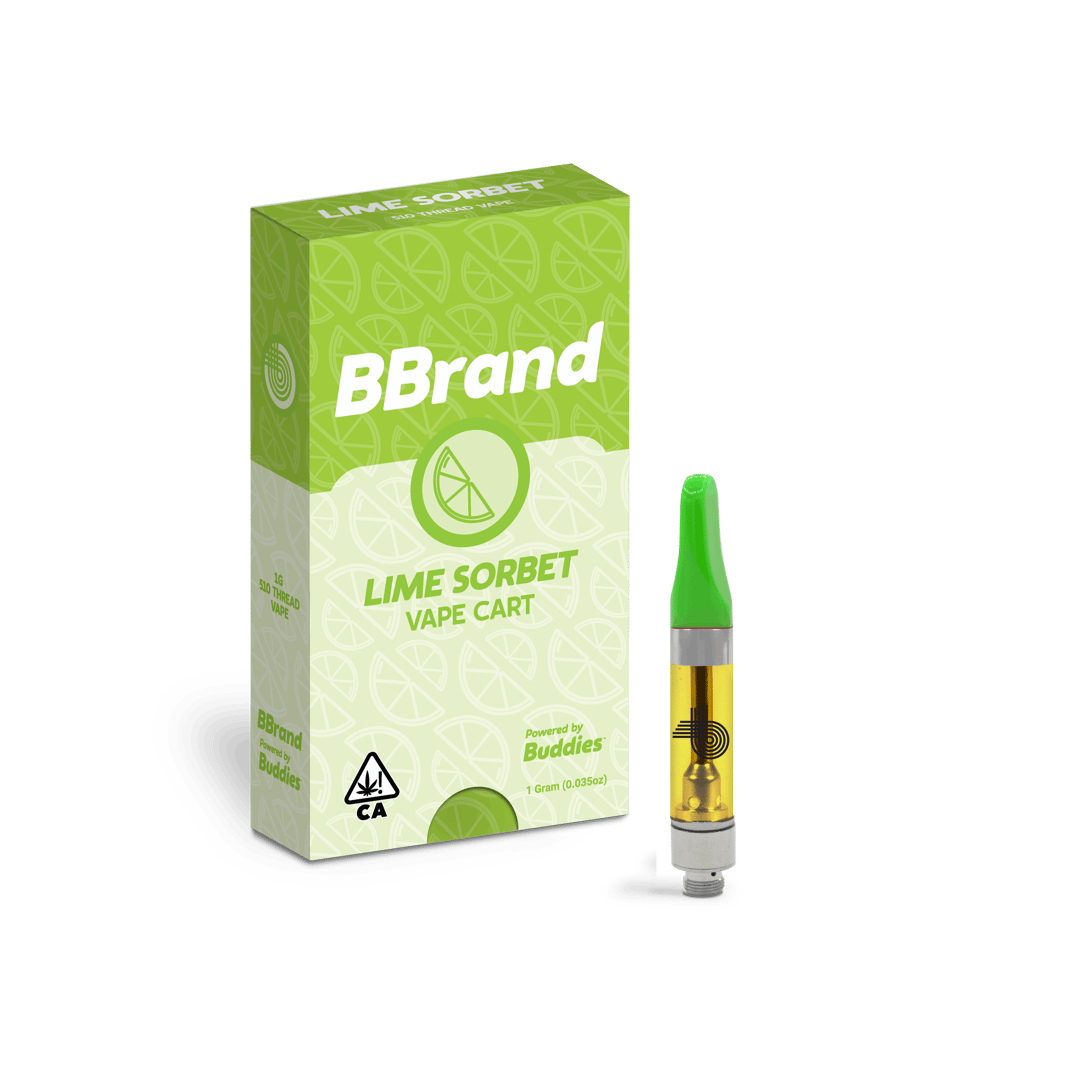 BBrand Lime Sorbet 1g Vape Cart