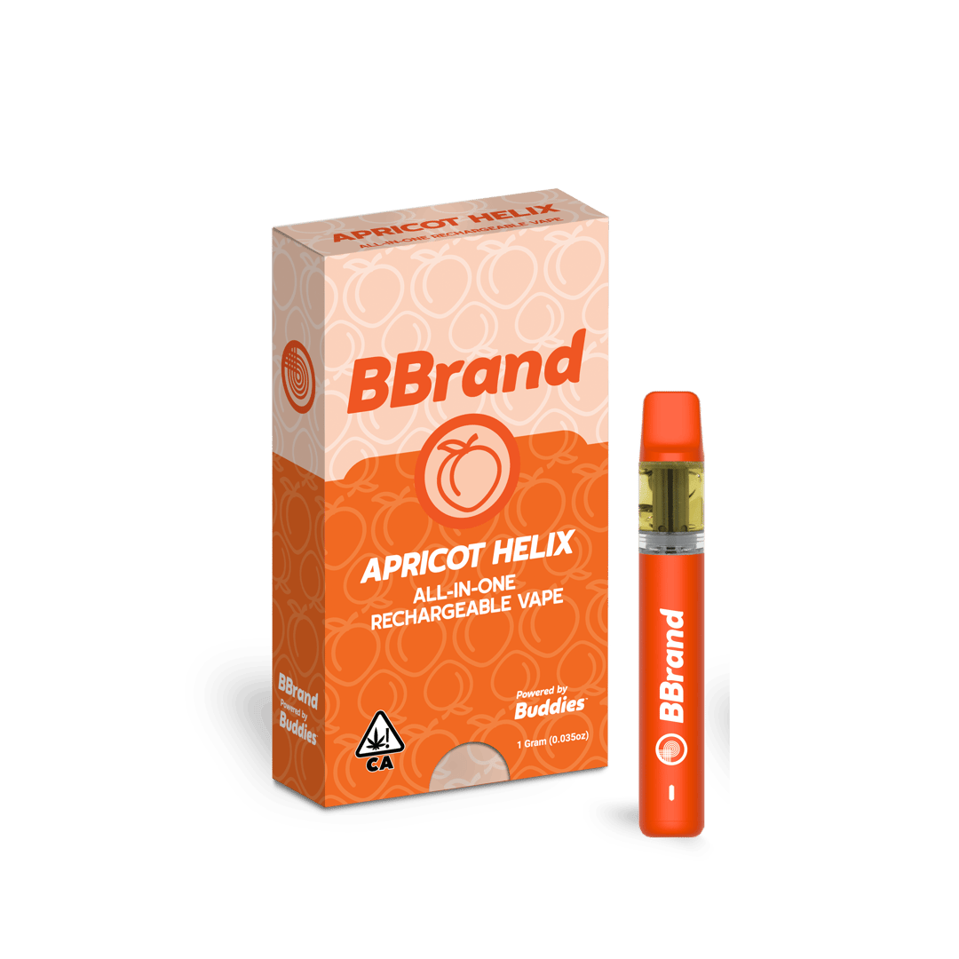 BBrand Apricot Helix 1g AIO Vape