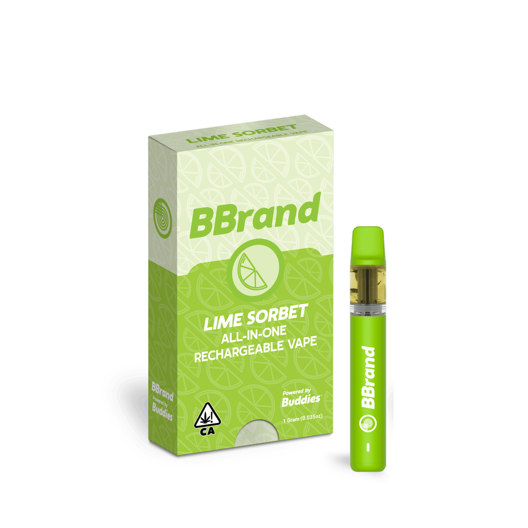 BBrand Lime Sorbet 1g AIO Vape