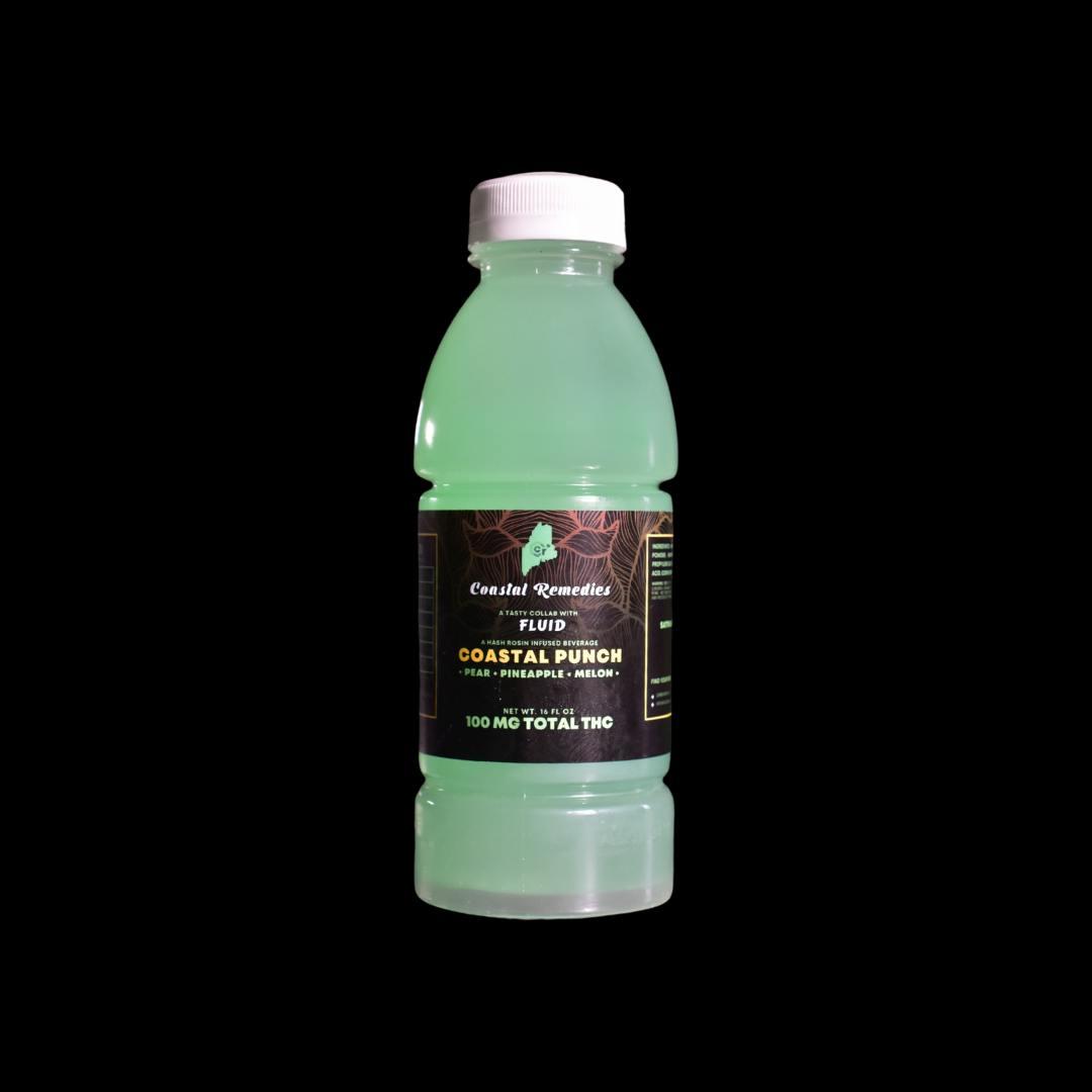 Fluid Collab | Hash Rosin Drinks | Coastal Punch 100mg THC