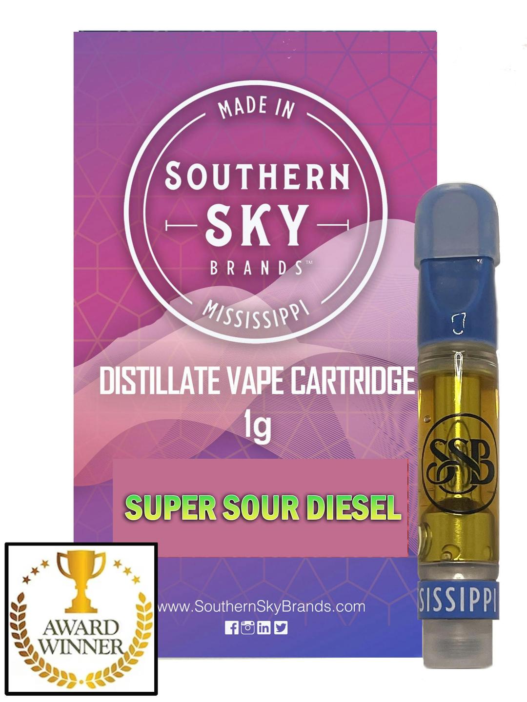 Award-Winning Super Sour Diesel THC Vape - 1g