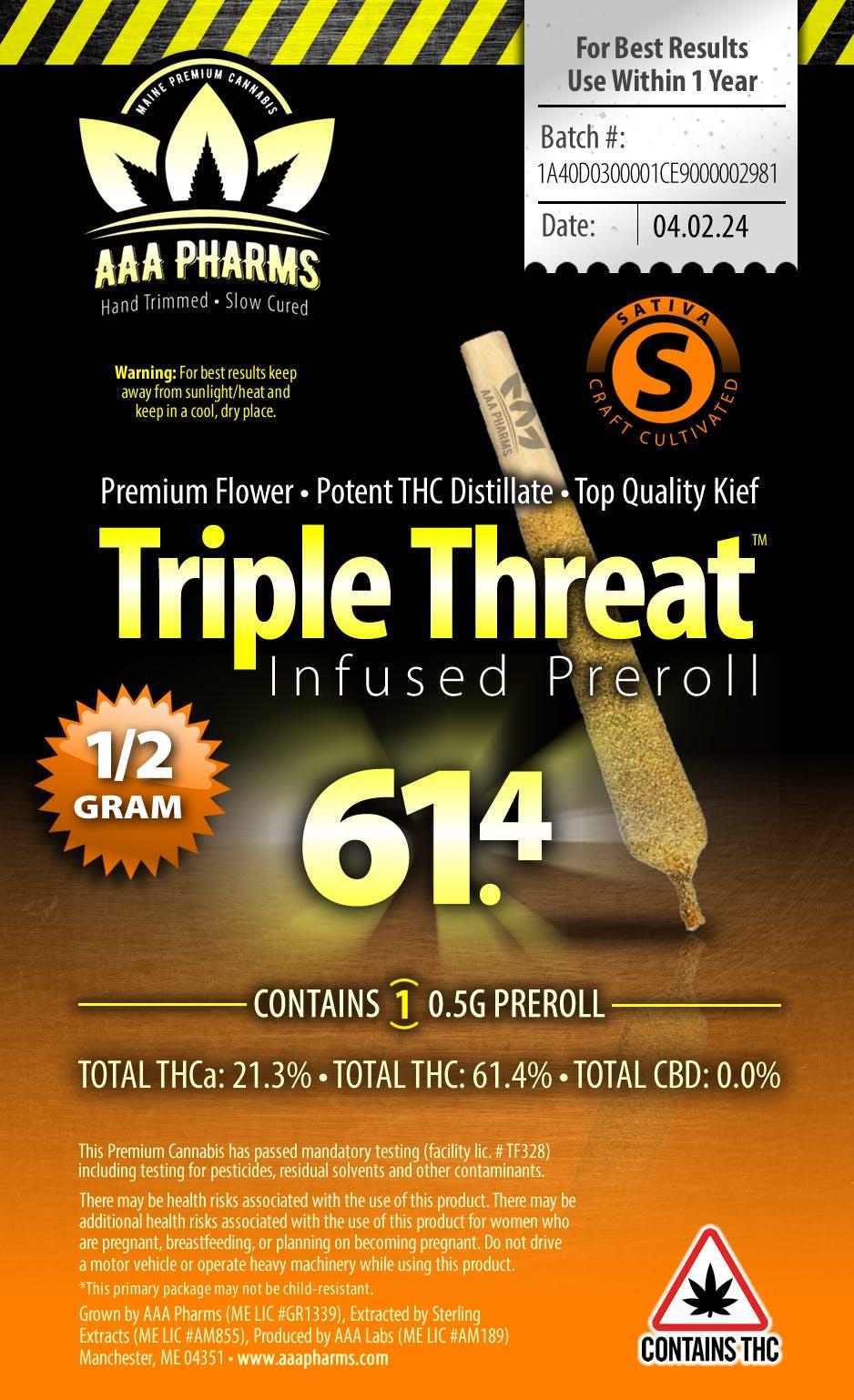 Triple Threat - 0.5g Sativa
