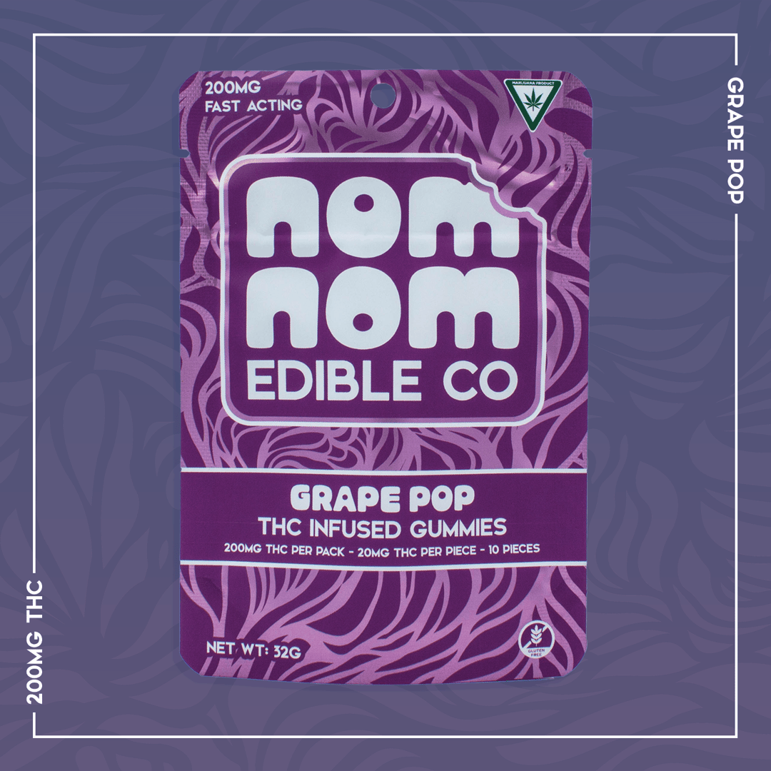 Nom Nom Edible Co. | Grape Pop | 200mg