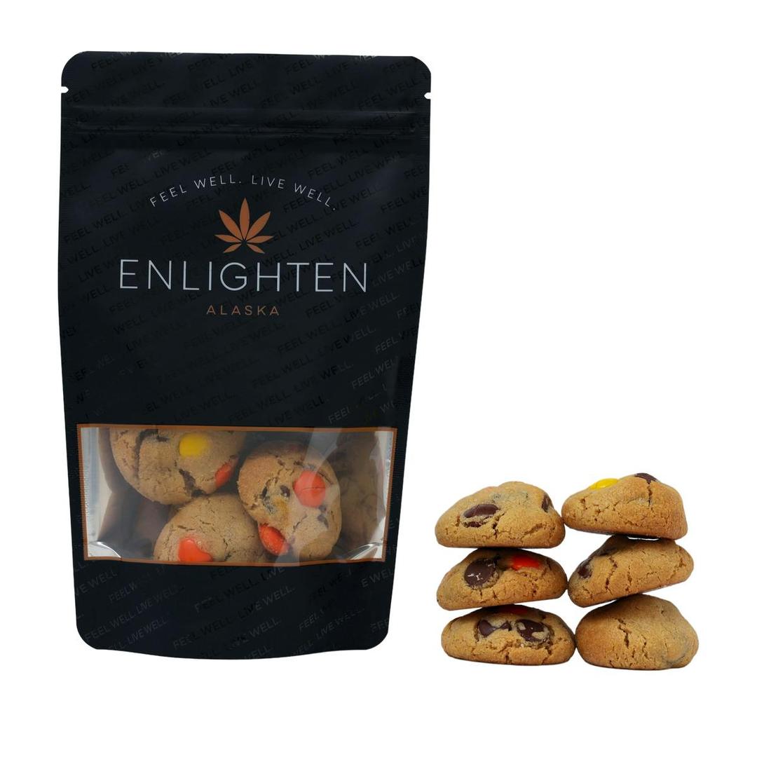Chocolate Chip Cookies w/ Peanut Butter - 5 Pack (50mg)