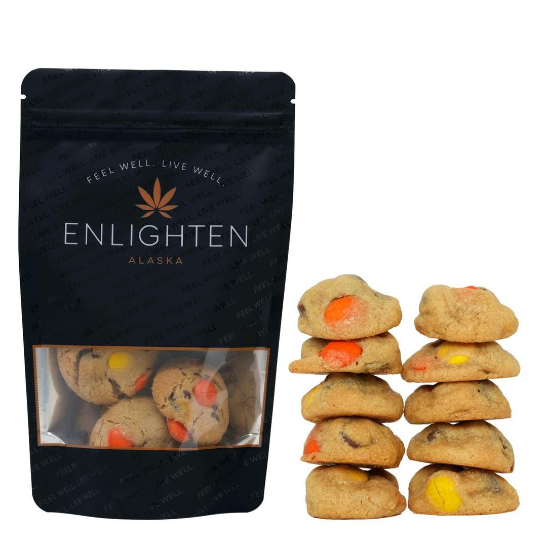 Chocolate Chip Cookies w/ Peanut Butter - 10 Pack (100mg)