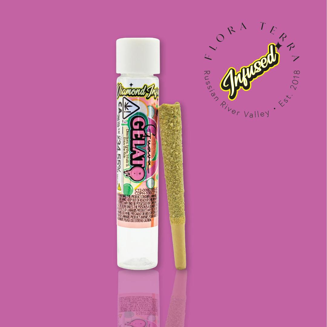 Flora Terra | Guava Gelato | 1.1g Infused Preroll