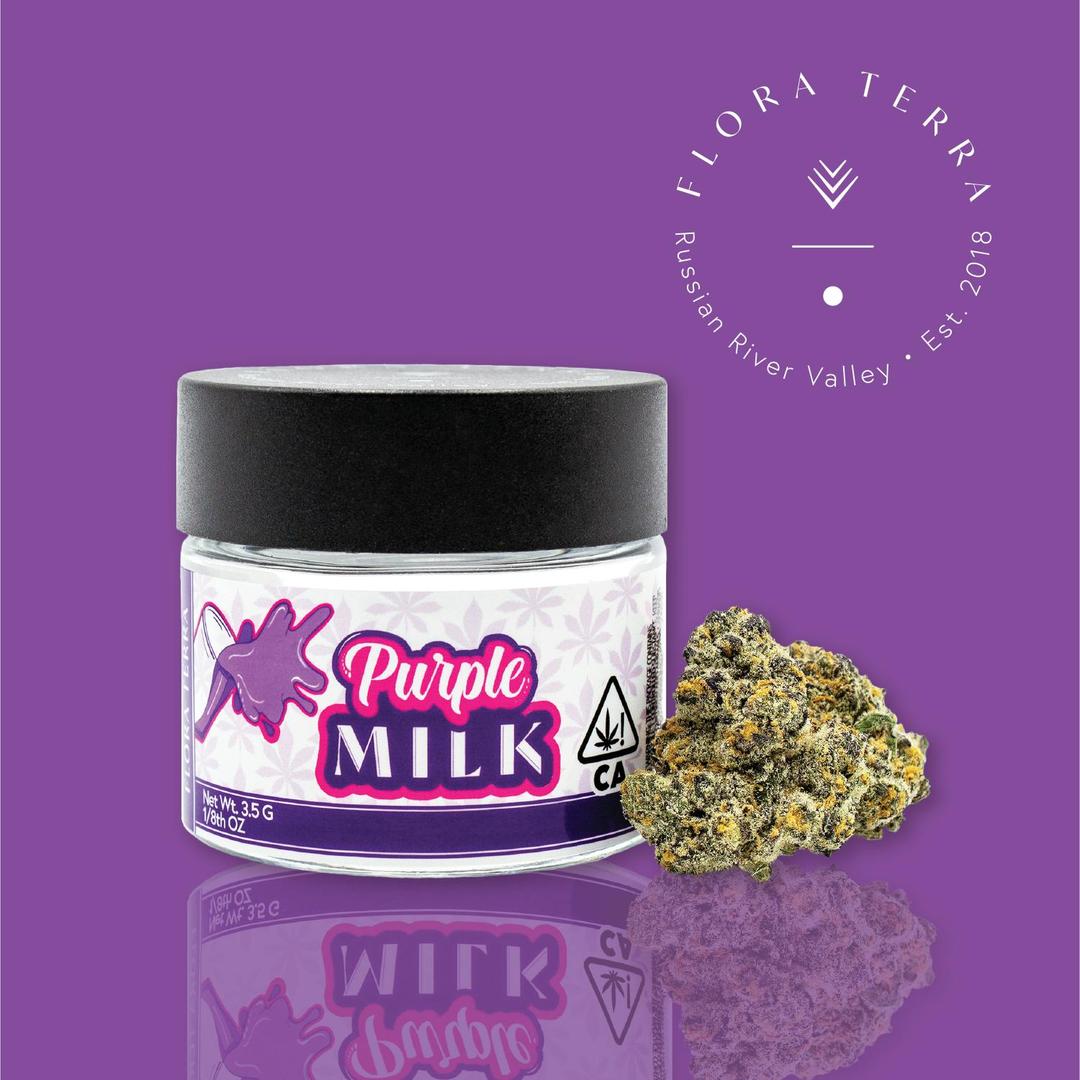 Flora Terra | Purple Milk | 3.5g Flower