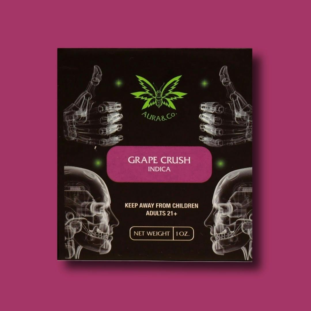 Aura Co. Distillate 1g Cartridge | Grape Crush