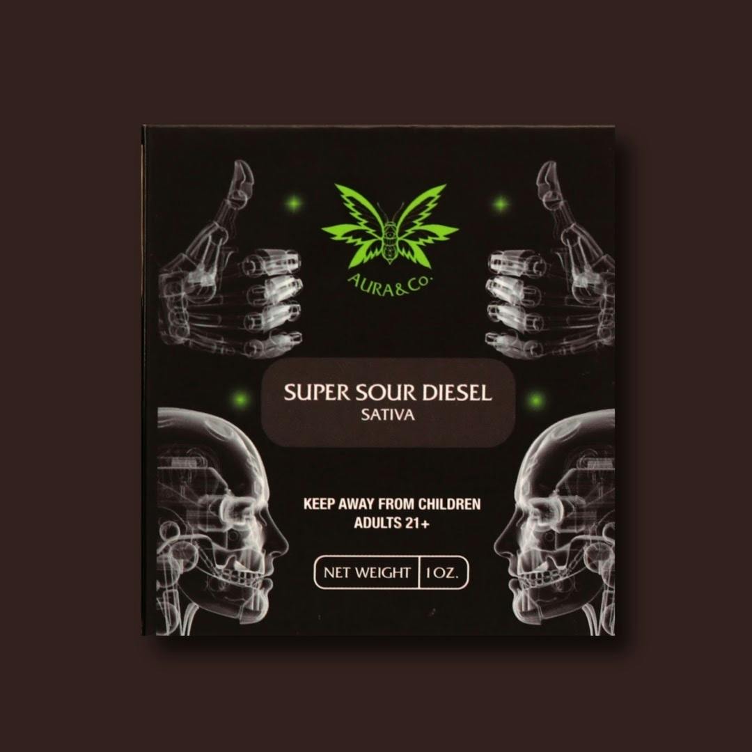 Aura Co. Distillate 1g Cartridge | Super Sour Diesel