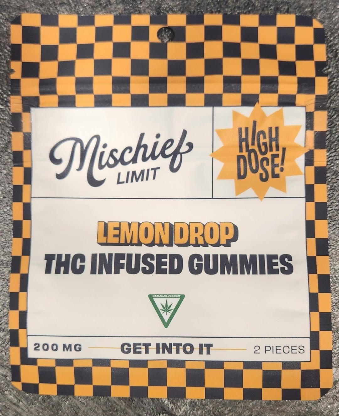 Mischief Limit - Lemon Drop | Gummies | 200mg