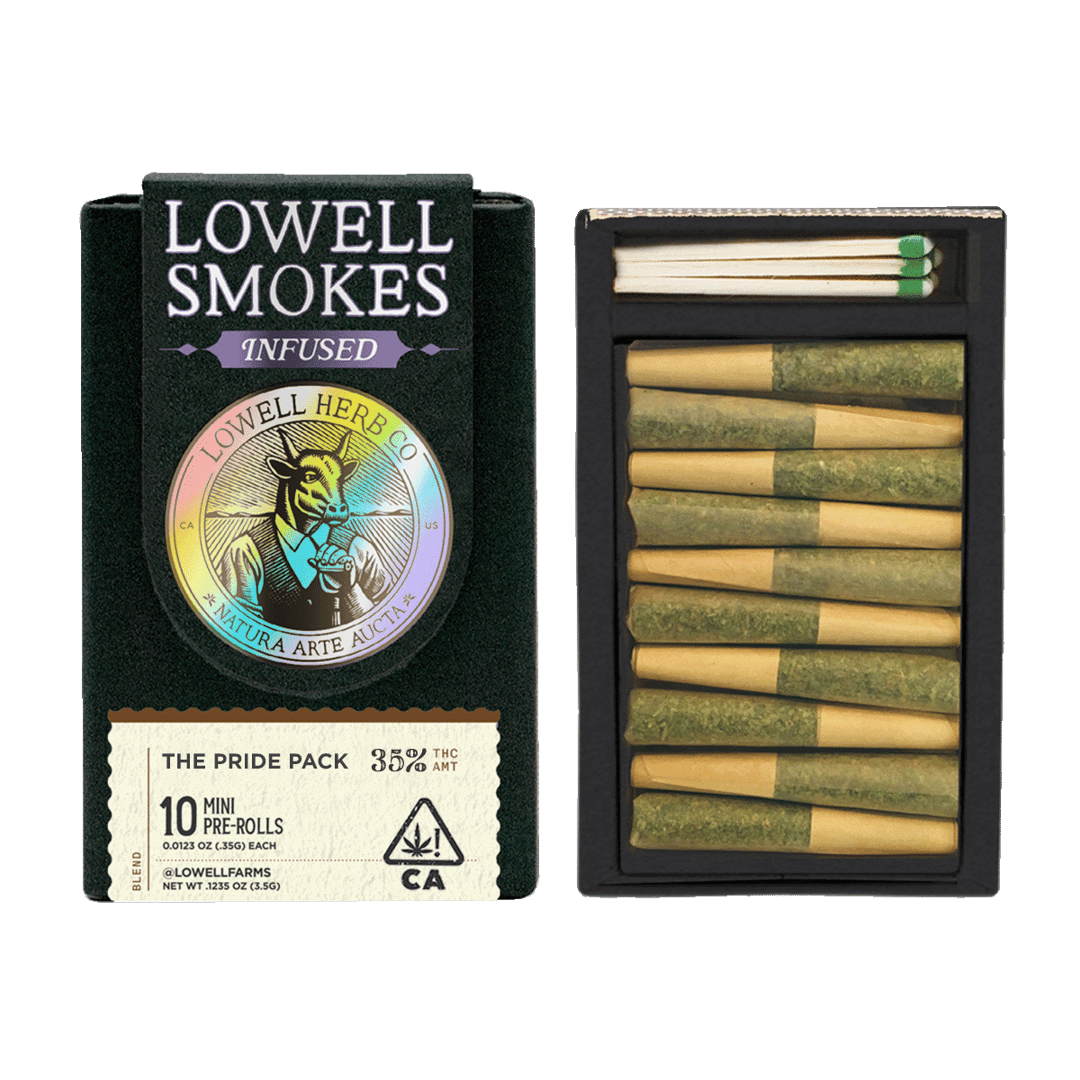 Lowell Smokes | 3.5g Infused Quicks Pre-Roll Pack | The Pride Pack