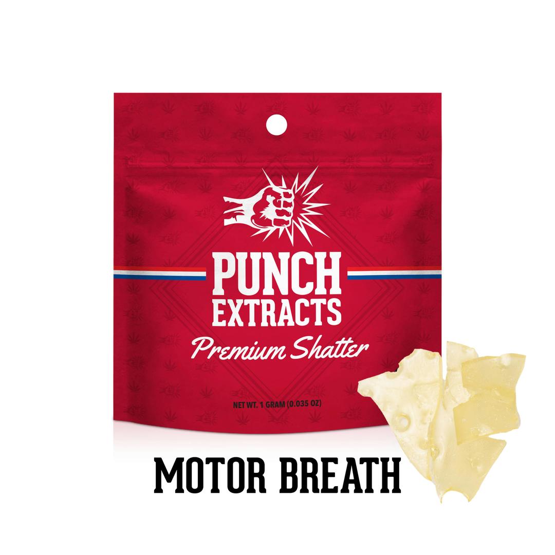 Punch - BHO Shatter - Motor Breath (1g)