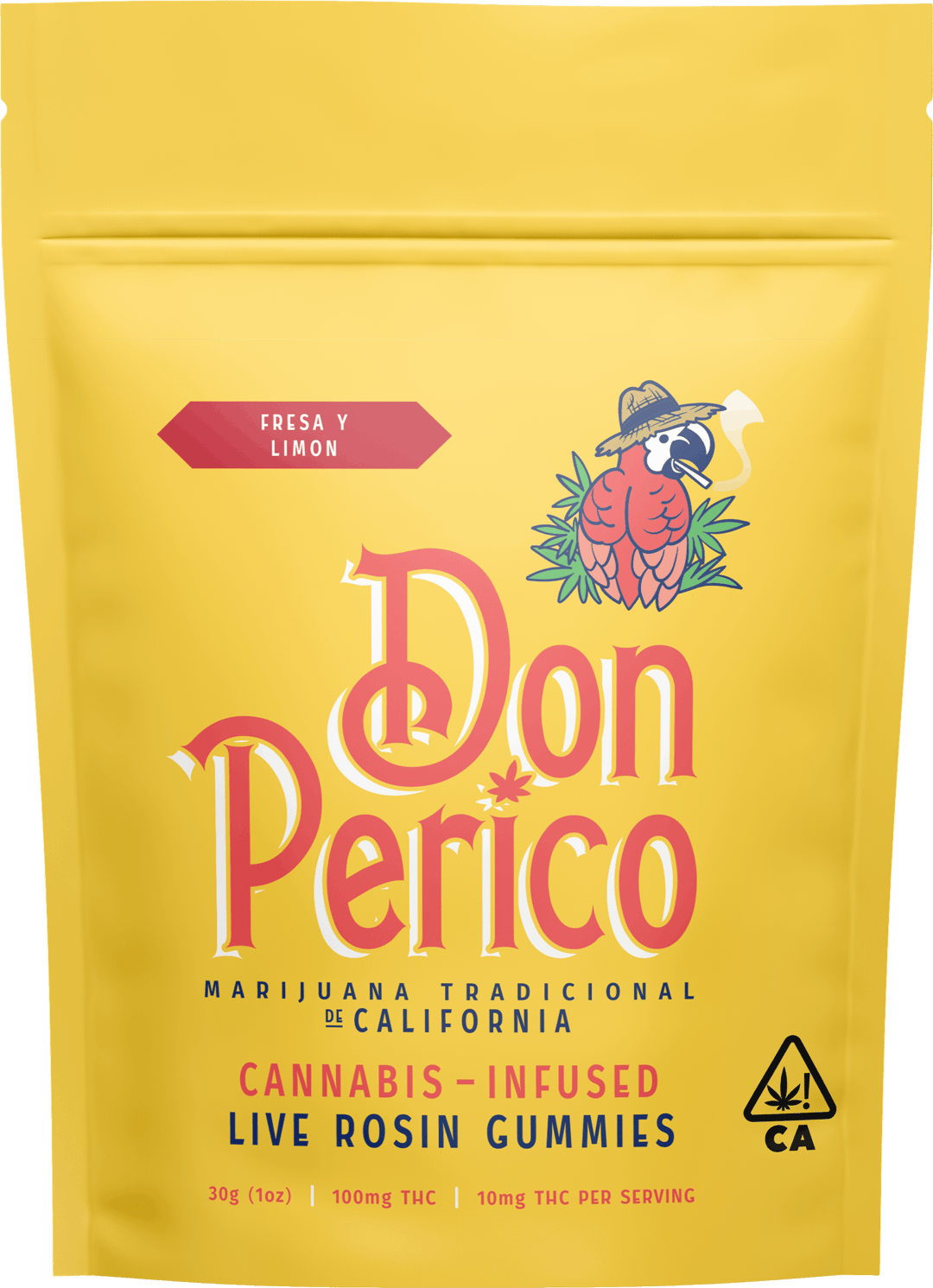 Live Rosin Nano Infused Gummies - Fresa