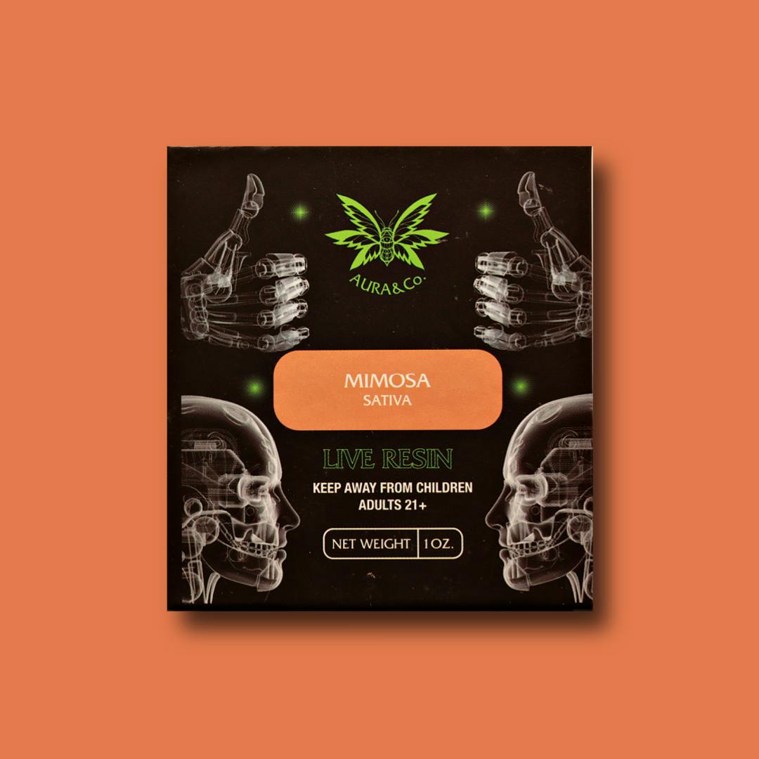 Aura Co. Live Resin 1g Cartridge | Mimosa