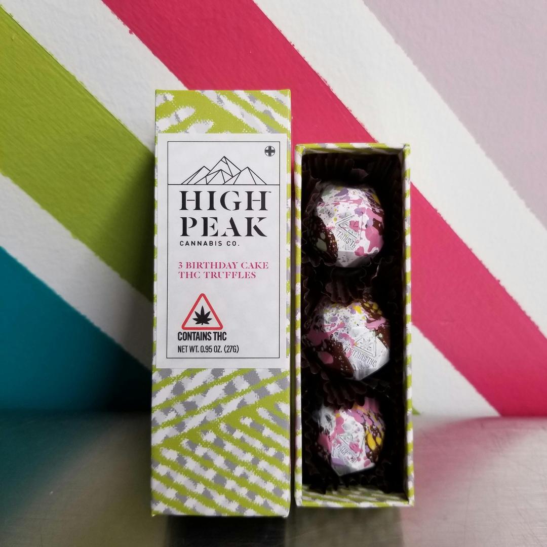 High Peak Cannabis Co. | Birthday Cake Hash Rosin Truffles Recreational