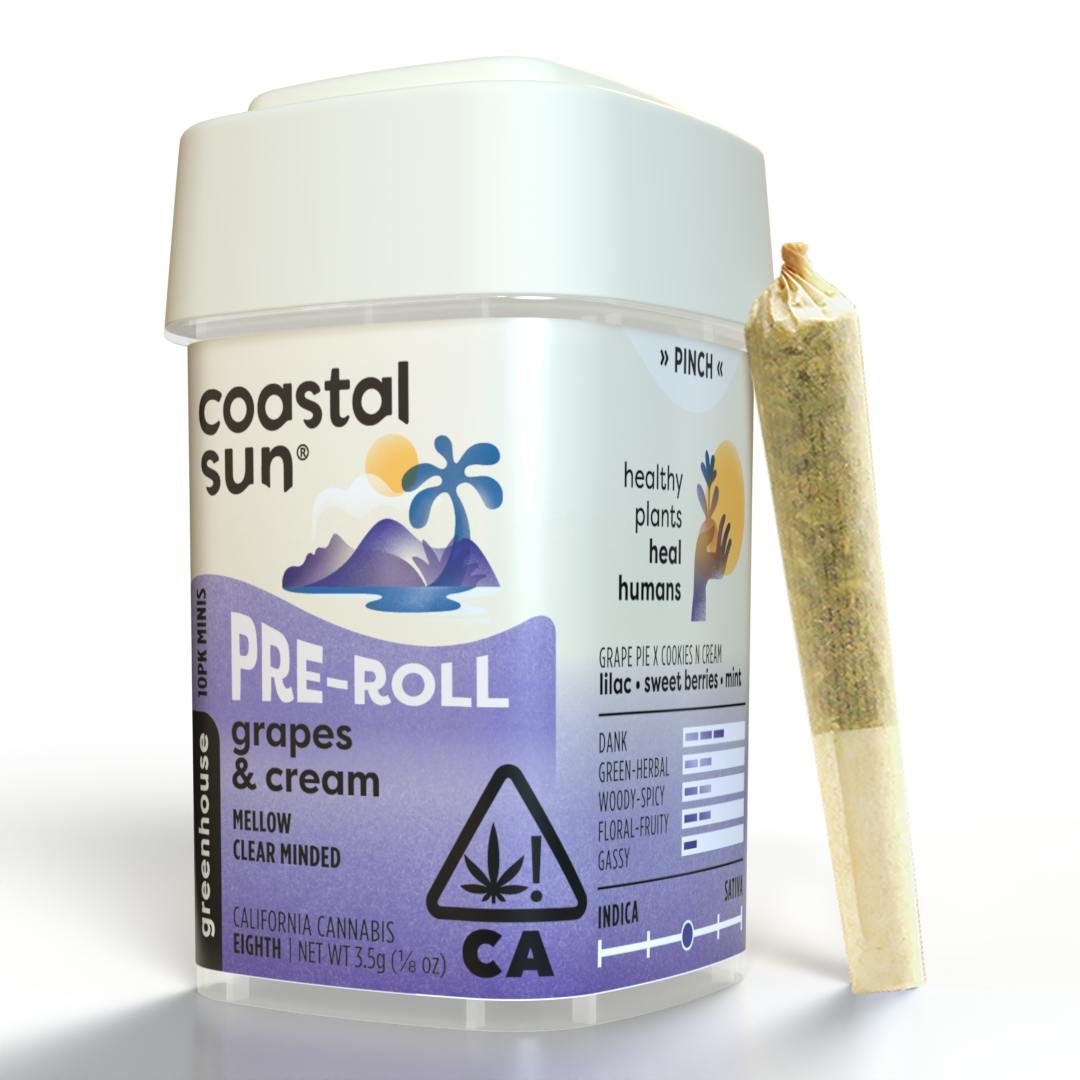 Grapes & Cream Greenhouse 0.35g Pre-Roll 10pk 3.5g