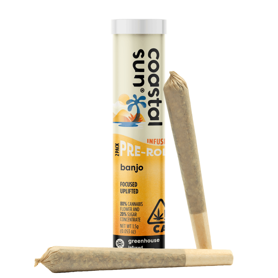 Banjo Infused Greenhouse 0.75g Pre-Roll 2pk 1.5g