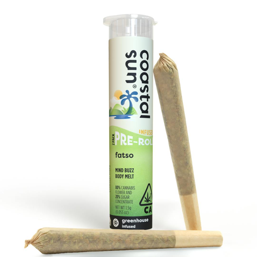Fatso Infused Greenhouse 0.75 Pre-Roll 2pk 1.5g