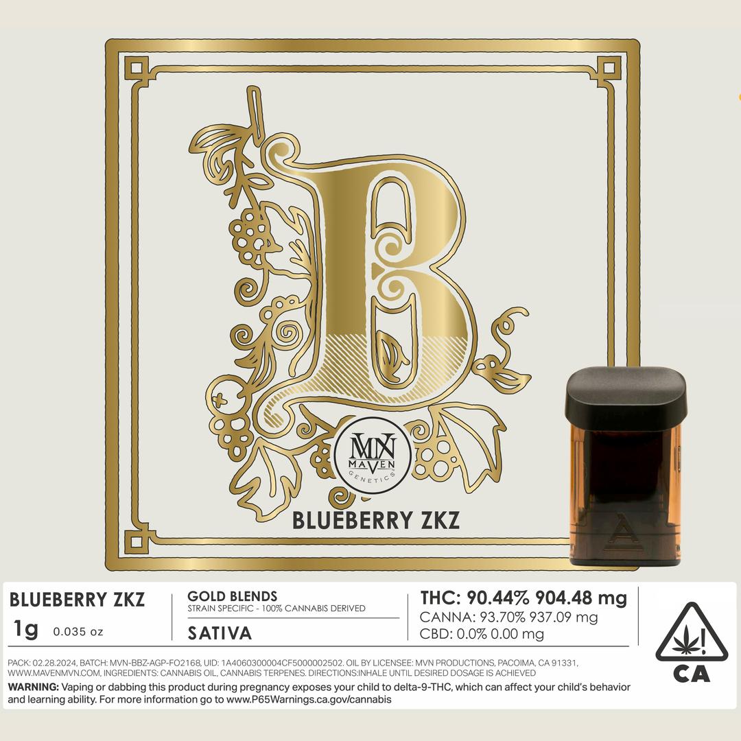 Blueberry Zkz Gold Blend Airgraft Pod [1g]