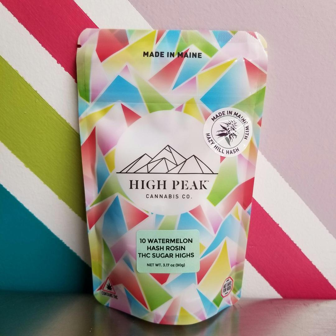 High Peak Cannabis Co. | Watermelon Hash Rosin Sugar Highs - Recreational