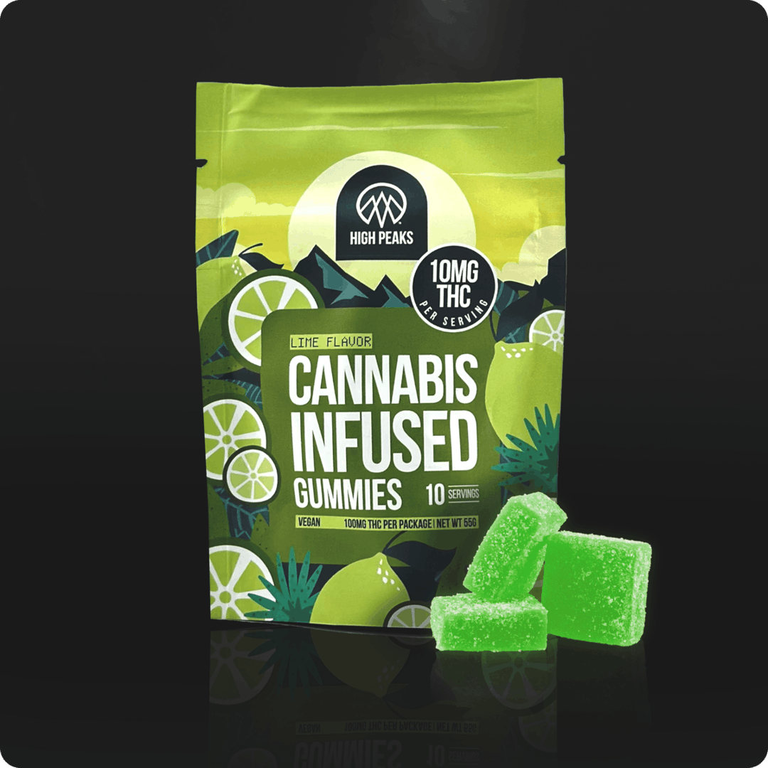 Lime Gummies | 10-Pack | 100mg THC