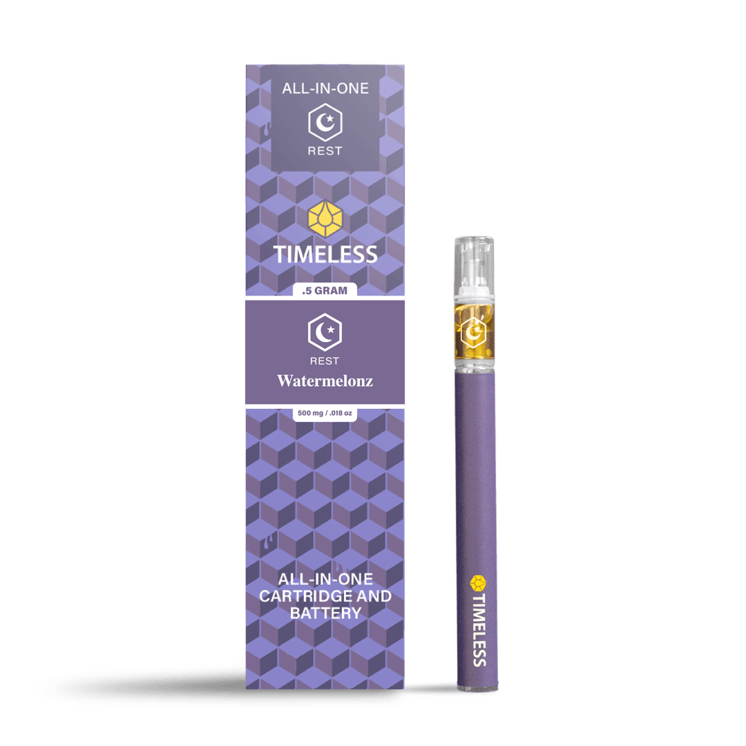 Timeless Watermelonz 500mg Vape Cartridge All-In-One (Rest)