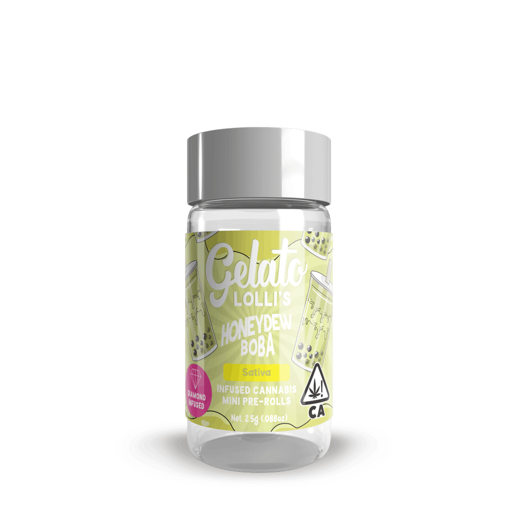 Honeydew Boba .6G Lolli 5-Pack (3g)