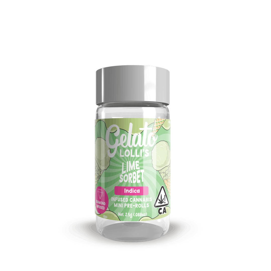 Lime Sorbet .6G Lolli 5-Pack (3g)
