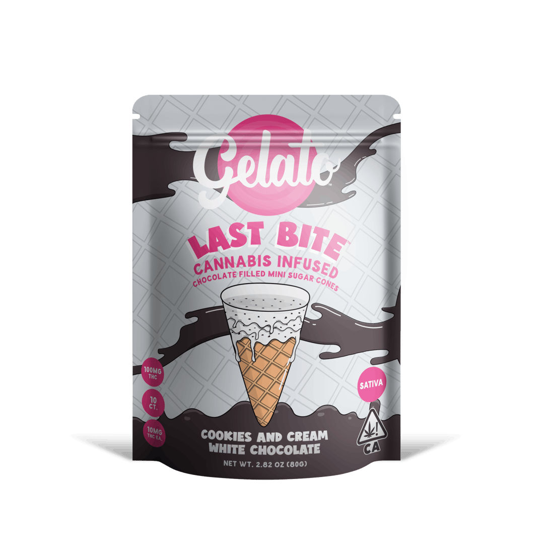 Last Bites Cookies N Cream Mini Cones 100mg