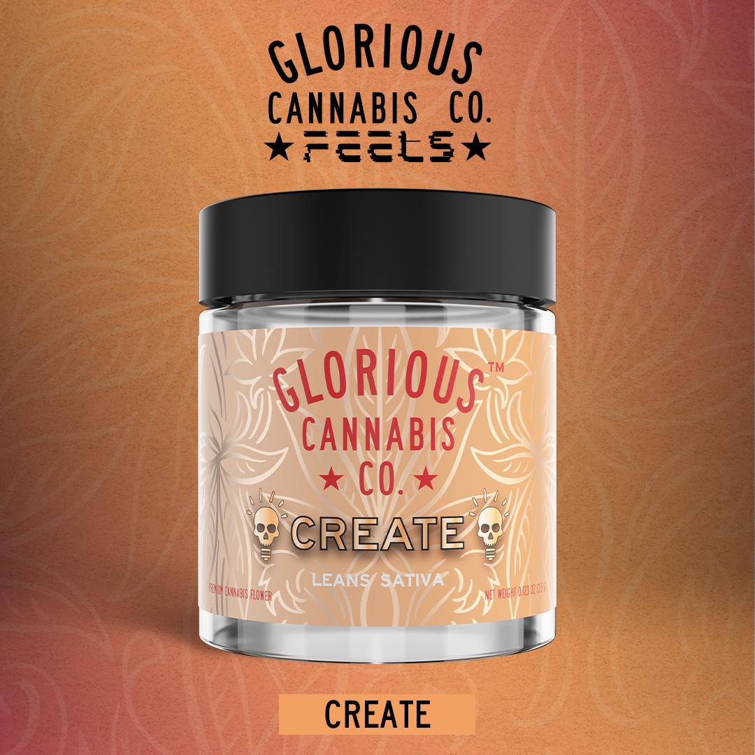 CREATE | Feels 1/8s | Glorious Cannabis Co.