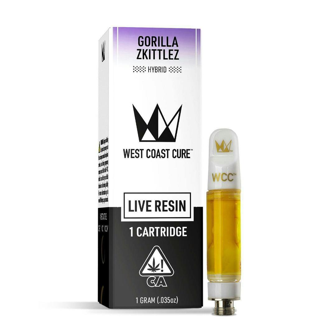 Gorilla Zkittlez Live Resin Cartridge - 1g