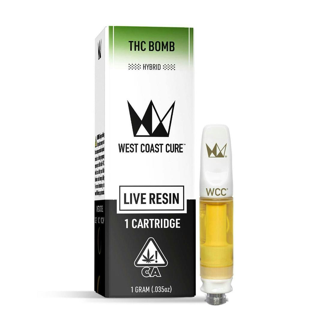 THC Bomb Live Resin Cartridge - 1G