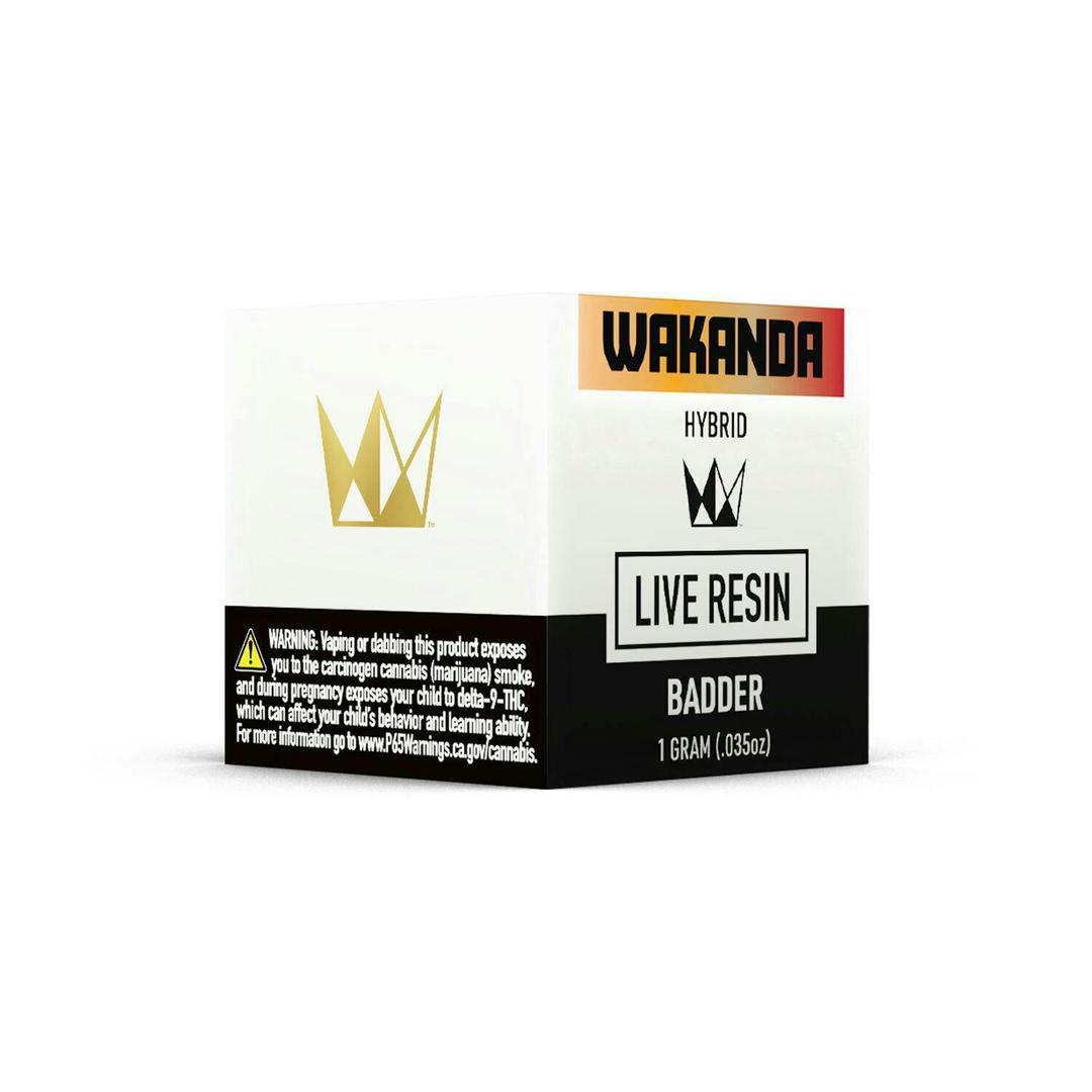 Wakanda Live Resin Badder