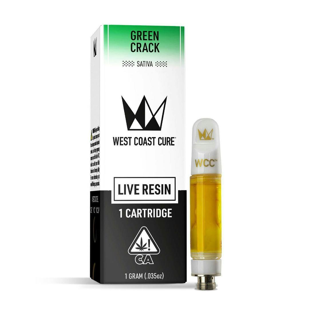 Green Crack Live Resin Cartridge - 1G