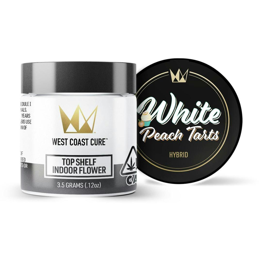 White Peach Tarts - 3.5G Top Shelf Indoor Flower