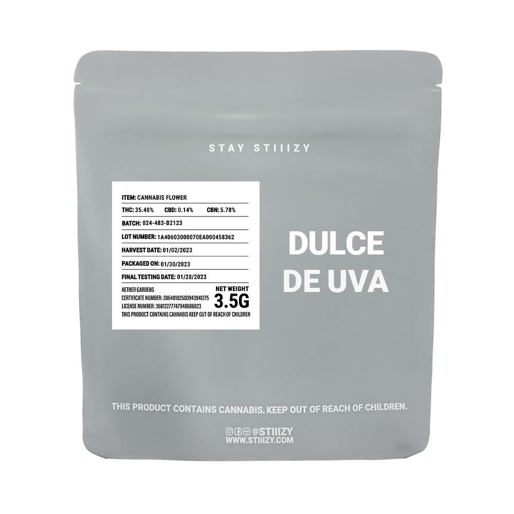 - DULCE DE UVA - 3.5G Grey Label Mylar