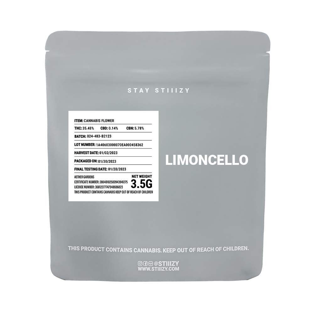 - LIMONCELLO - 3.5G Grey Label Mylar