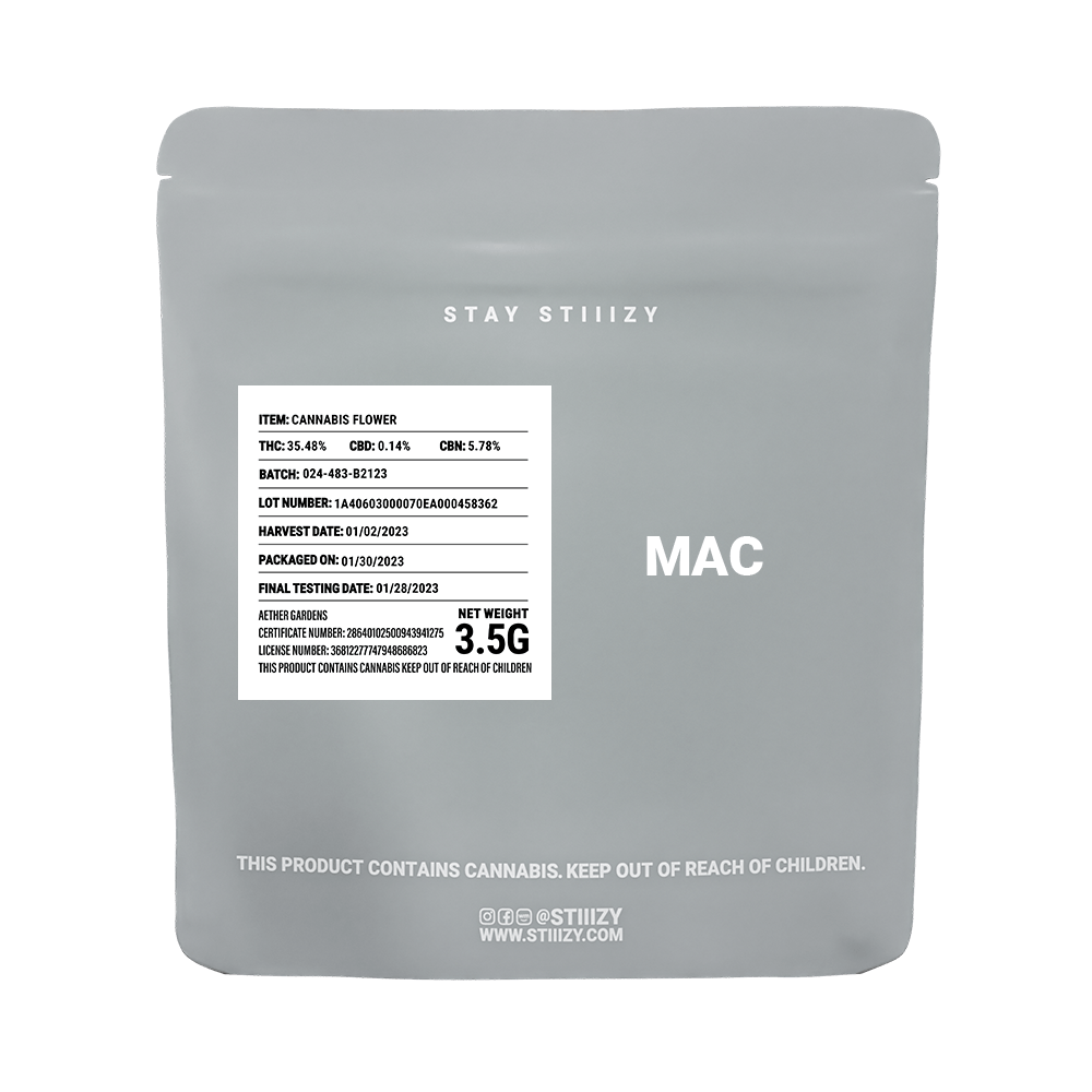 - MAC - 3.5G Grey Label Mylar