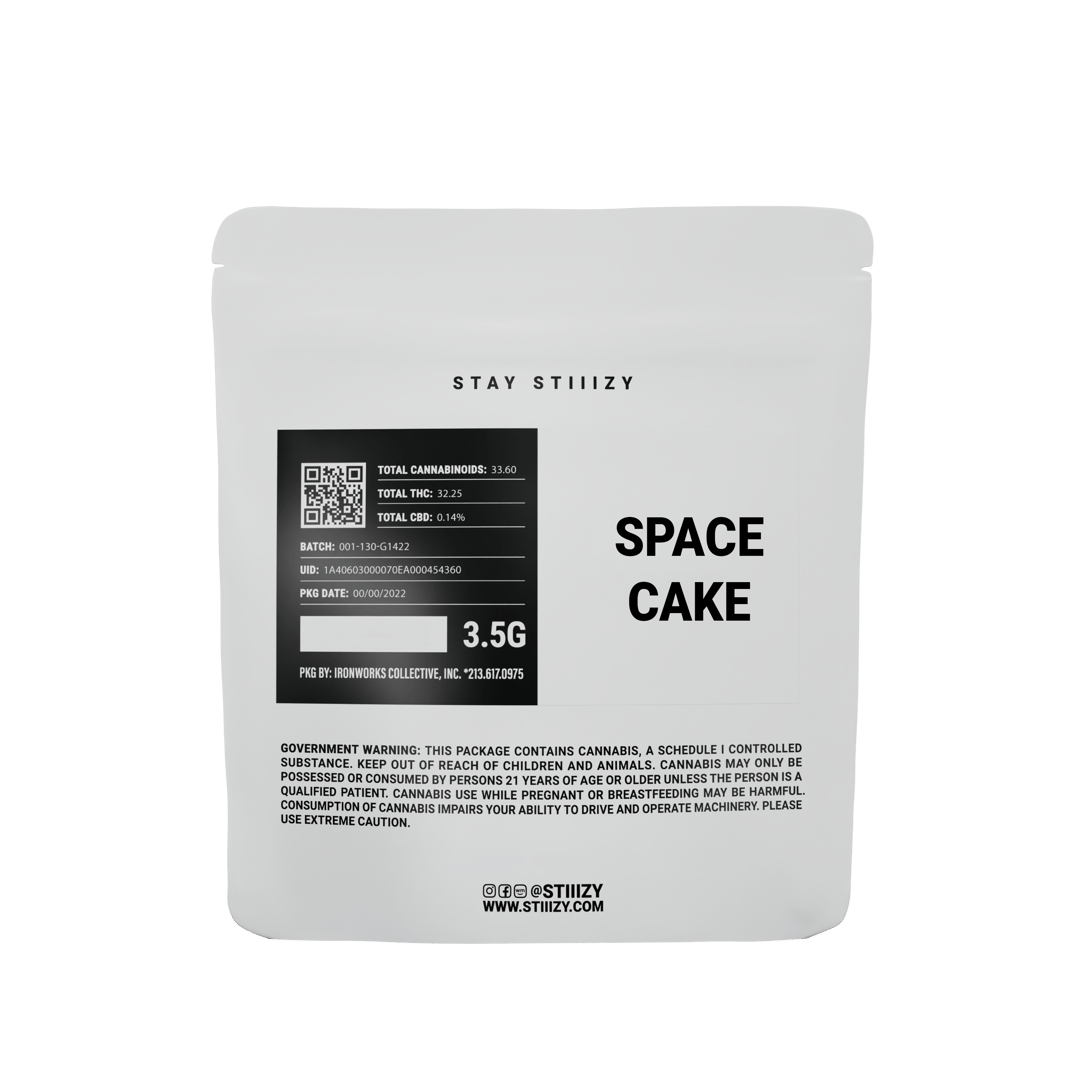 - SPACE CAKE - 3.5G White Label Mylar