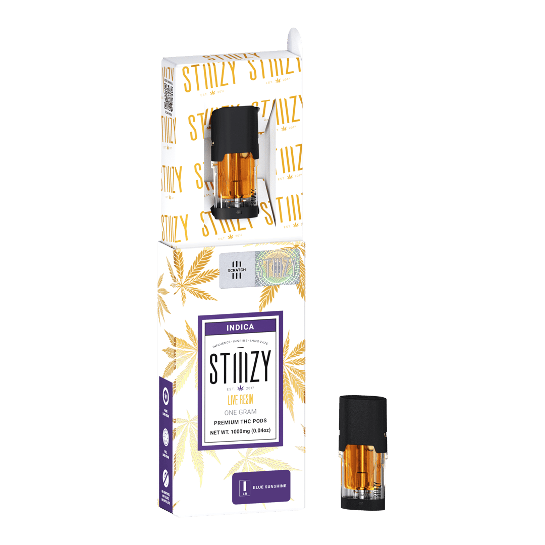 Vape Cartridge - BLUE SUNSHINE 1G Live Resin Pod - STIIIZY