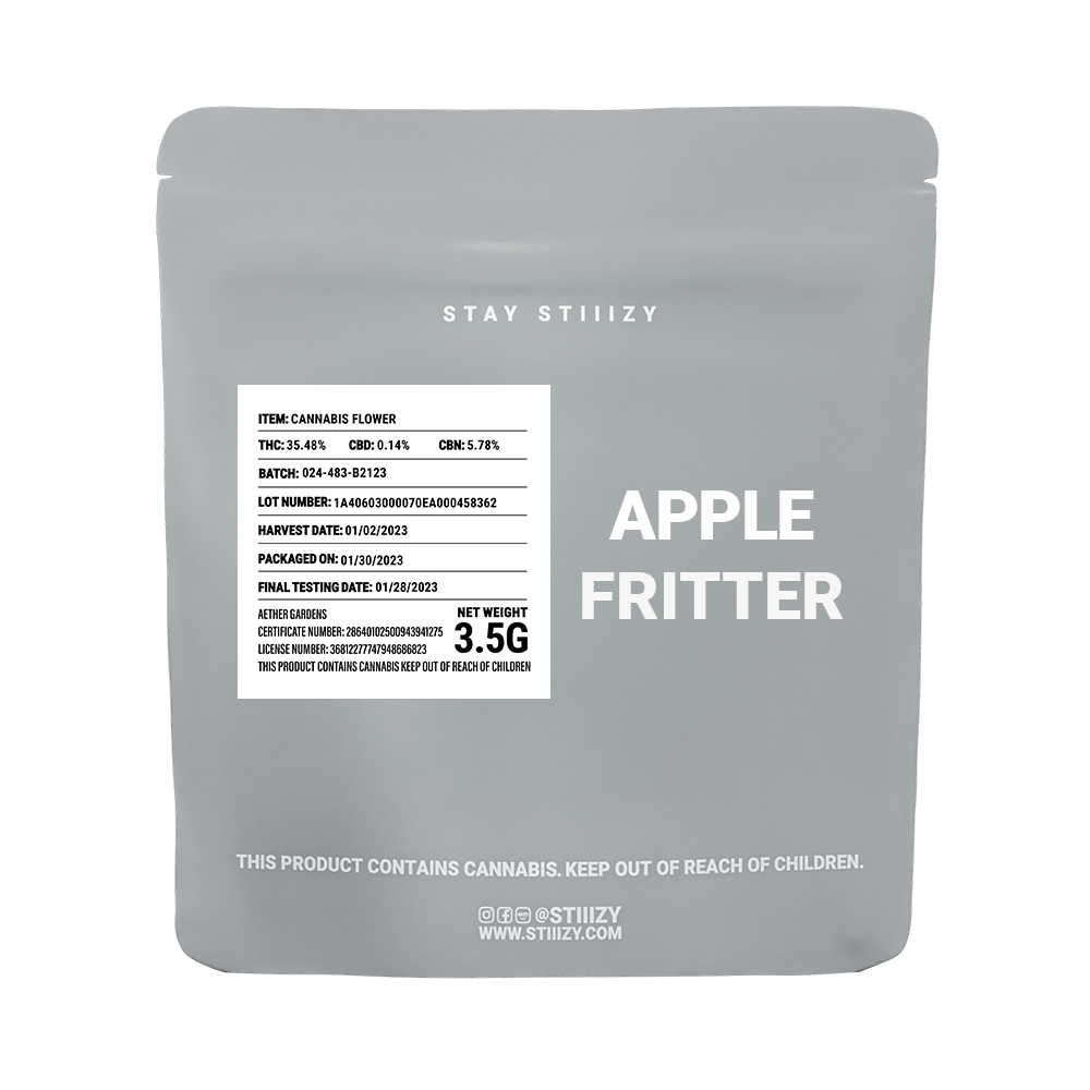 - APPLE FRITTER - 3.5G Grey Label Mylar