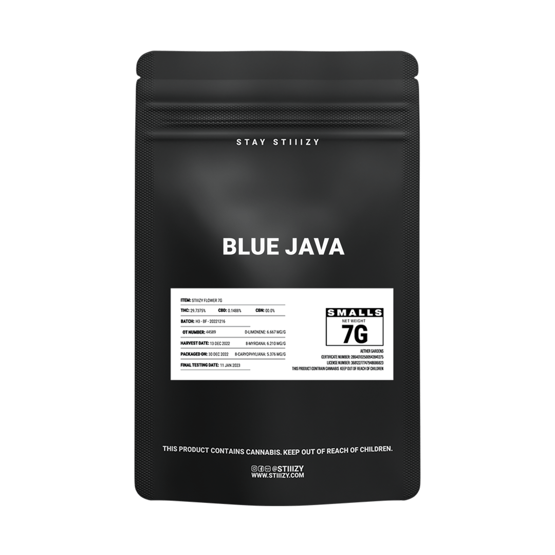 - BLUE JAVA - 7G Black Label Mylar