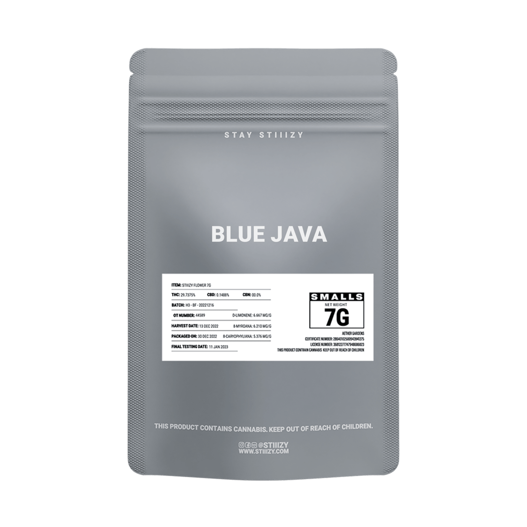 - BLUE JAVA - 7G Grey Label Mylar