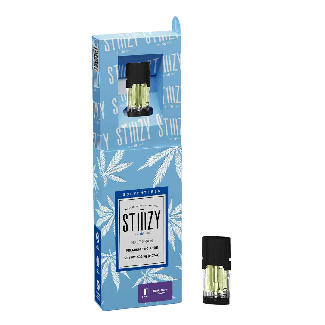 Vape Cartridge - BUBBLEGUM GELATO .5G Solventless Live Rosin Pod - STIIIZY