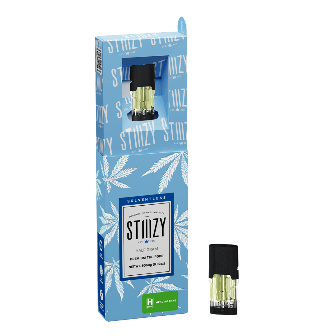 Vape Cartridge - WEDDING CAKE .5G Solventless Live Rosin Pod - STIIIZY