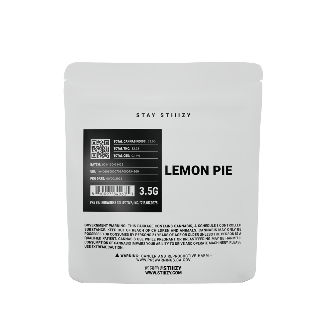 - LEMON PIE - 3.5G White Label Mylar