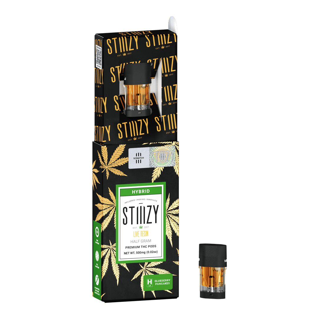 Vape Cartridge - BLUEBERRY PANCAKES .5G Live Resin Pod - STIIIZY