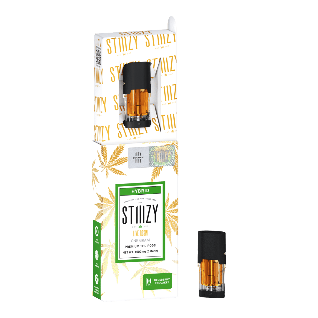 Vape Cartridge - BLUEBERRY PANCAKES 1G Live Resin Pod - STIIIZY