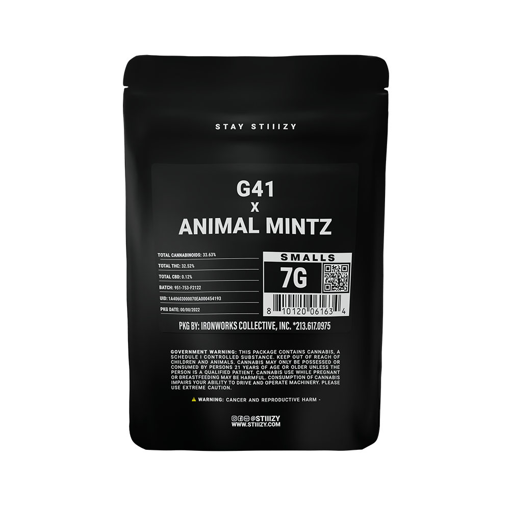 - G41 X ANIMAL MINTZ - 7G Black Label Mylar