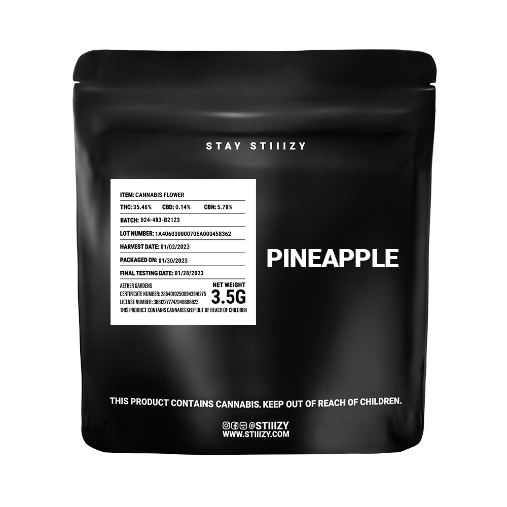 - PINEAPPLE - 3.5G Black Label Mylar